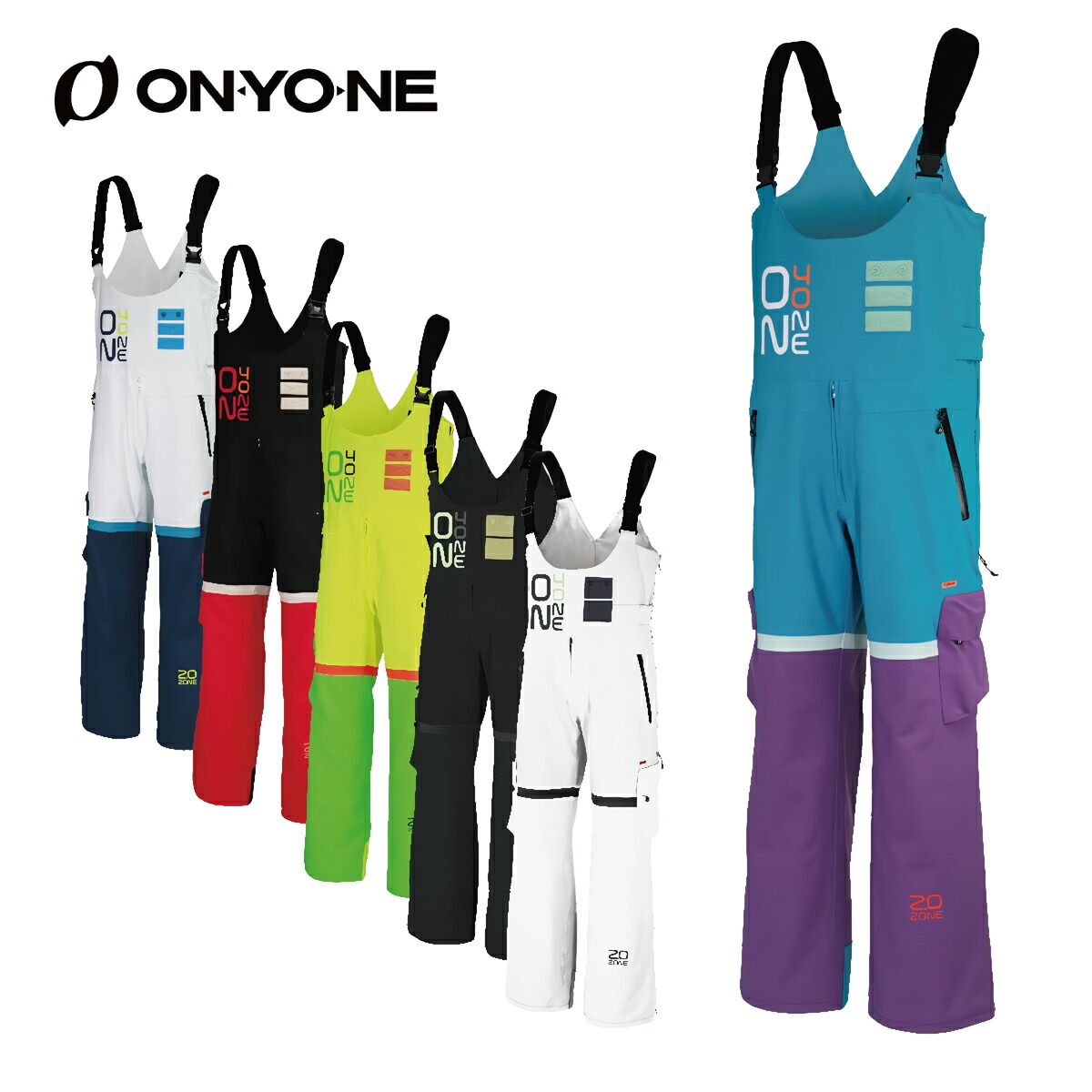 スキーウェア スキーパンツ オンヨネ パンツ ONYONE メンズ レディース ONP96151W 2.0 OUTER BIB PANTS｜スキー用品通販　スノーファミリー