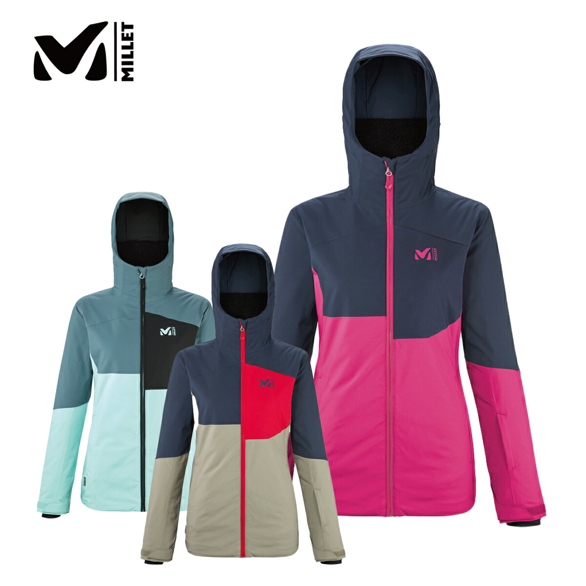 MILLET スキーウェア M 女用 MILLET スキーウェア レディース スキージャケット ミレー