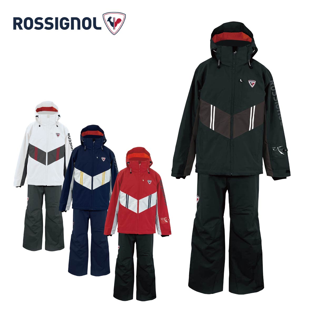 スキーの板お召しもの メンズ 上下仕掛ける ROSSIGNOL ロシニョール 2025 ROSSIGNOL SUIT