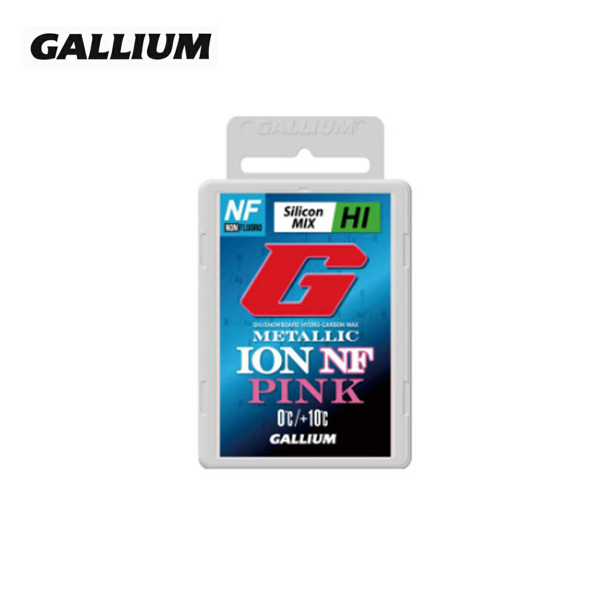 GALLIUM ガリウム 蝋涙 ＜2026＞ METALLIC ION NF PINK / 50g / メタリック イオン NF サクラ色 / 50g / GS5016 / 益荒男 スキーの板 スノーボード スノボ