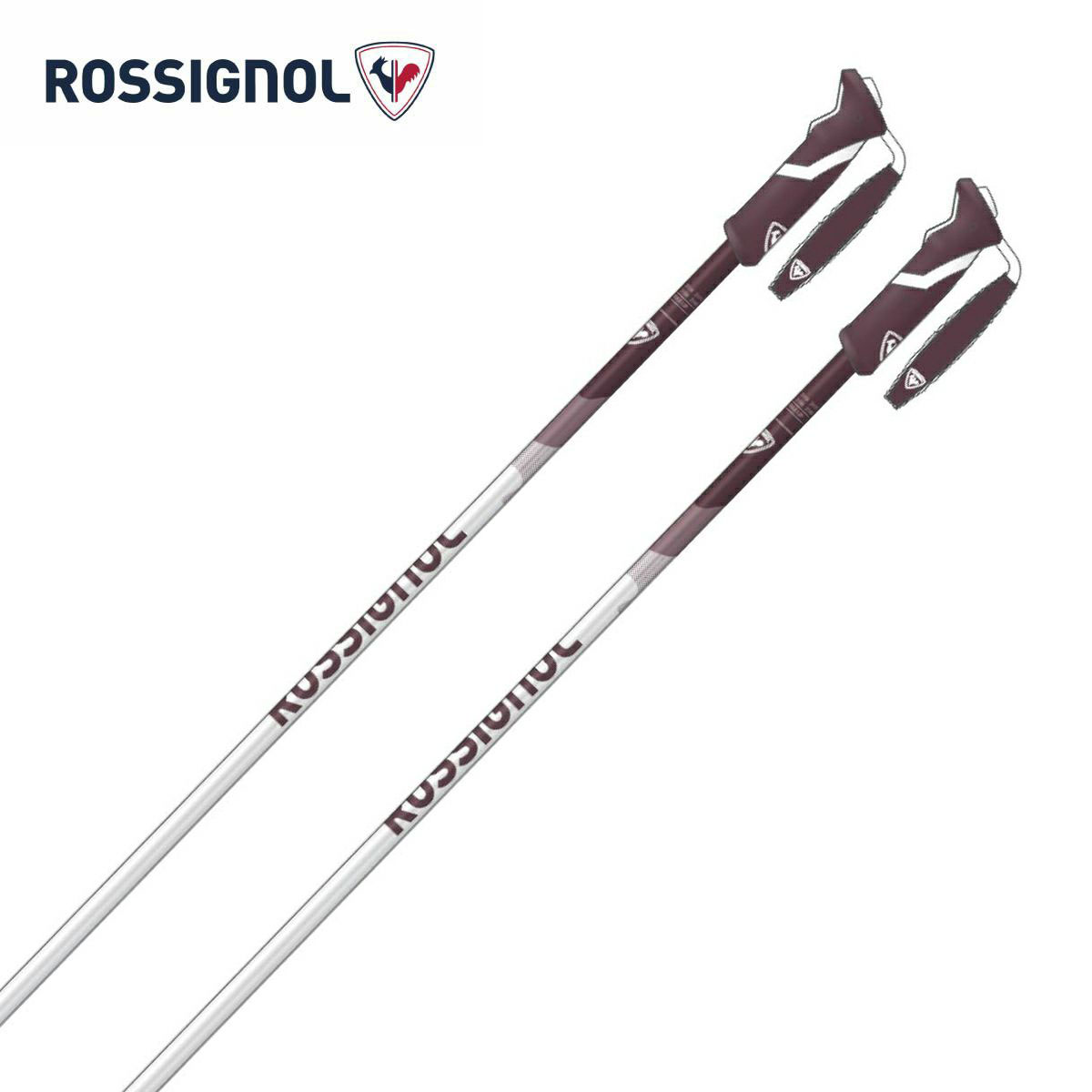 ROSSIGNOL スキーとポール cd92412.jpg