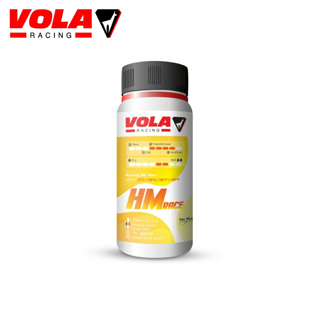 VOLA ボラ 流動物 蝋涙 HM Race YELLOW 250ml 流動物 スキーの板 スノーボード スノボ / 280724