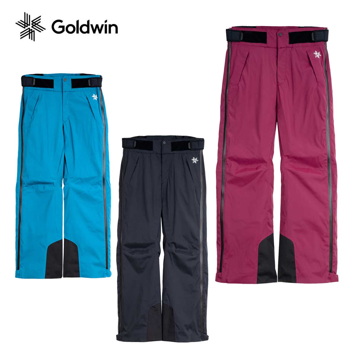GOLDWIN - ゴールドウィンスキーパンツ（BARO PANTS）Mサイズ　ネイビー スキーウェア スキーパンツ パンツ ゴールドウィン Goldwin