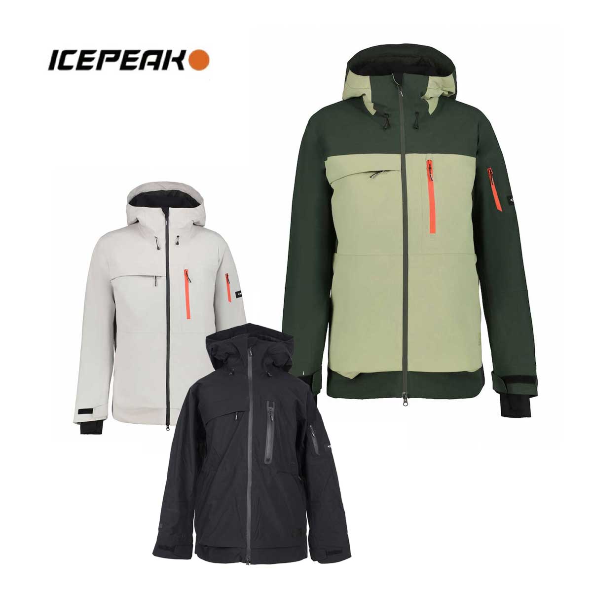 【ICEPEAK】アイスピーク　36　M　スノボウェア　ジャケット ICEPEAK アイスピーク スキーウェア ジャケット レディース