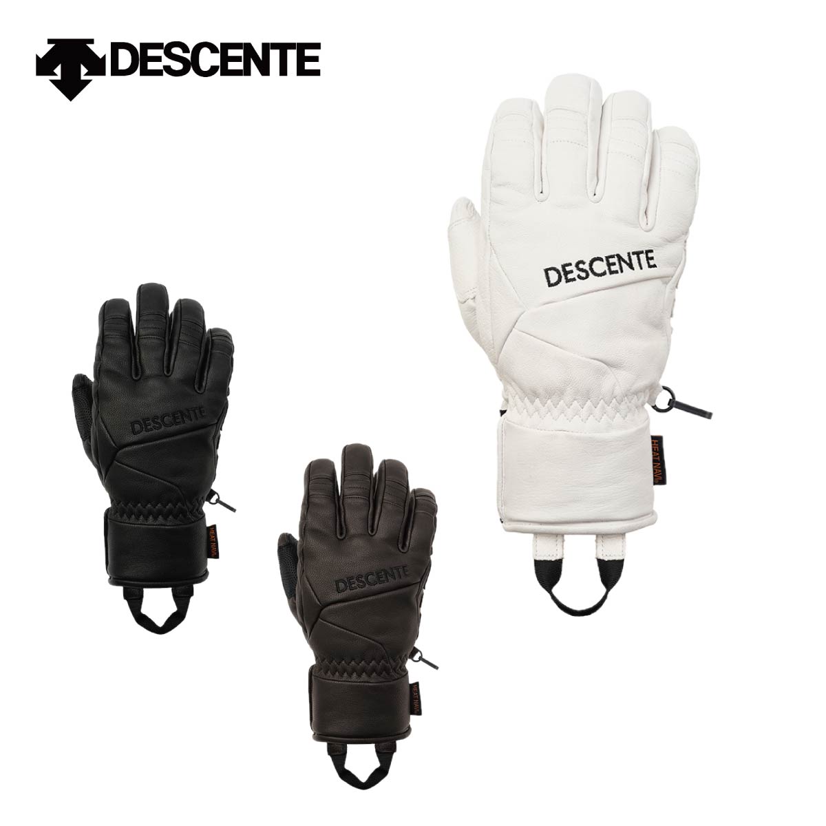 DESCENTEスキーウェアジュニア(125から145対応、手袋、ゴーグル付き) デサント（DESCENTE）（キッズ）ジュニア スキー グローブ