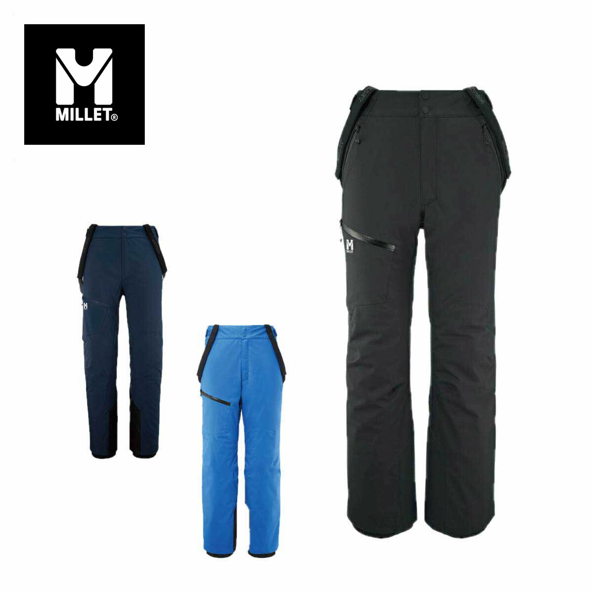 スキーパンツ MILLET メンズ TELLURIDE PANT M JP L MILLET スキーウェア スキーパンツ パンツ ミレー メンズ ＜2024