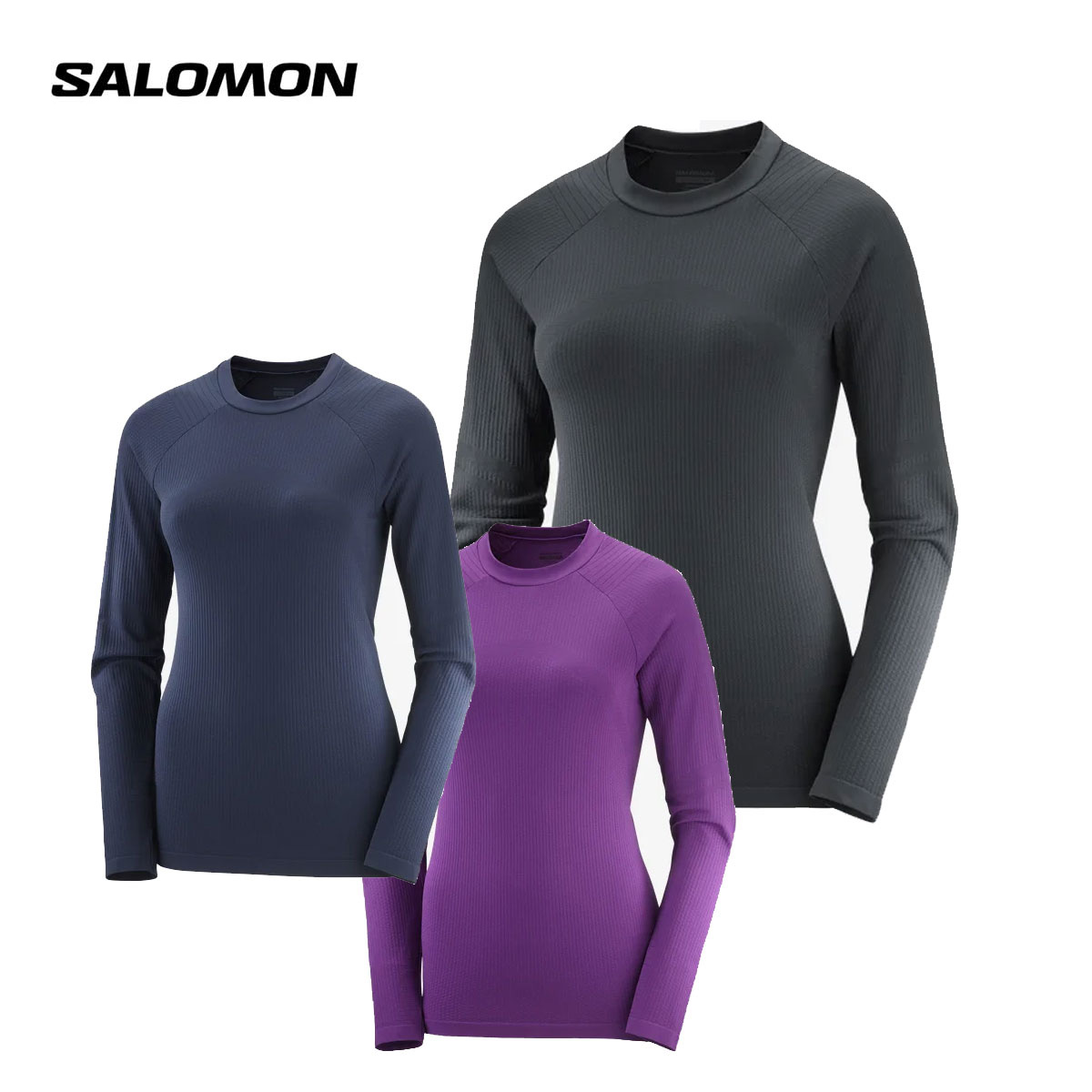 楽天市場】サロモン 長袖Tシャツ SALOMON CROSS RUN レディース