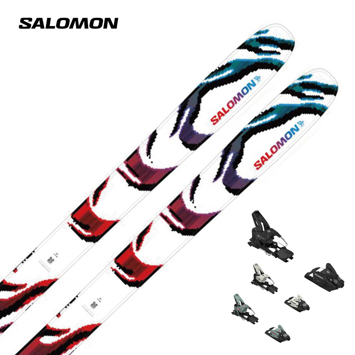 SALOMON - サロモンスキー板 レディース150cm ホワイト/グレー サロモンスキー板 レディース150cm ホワイト/グレー