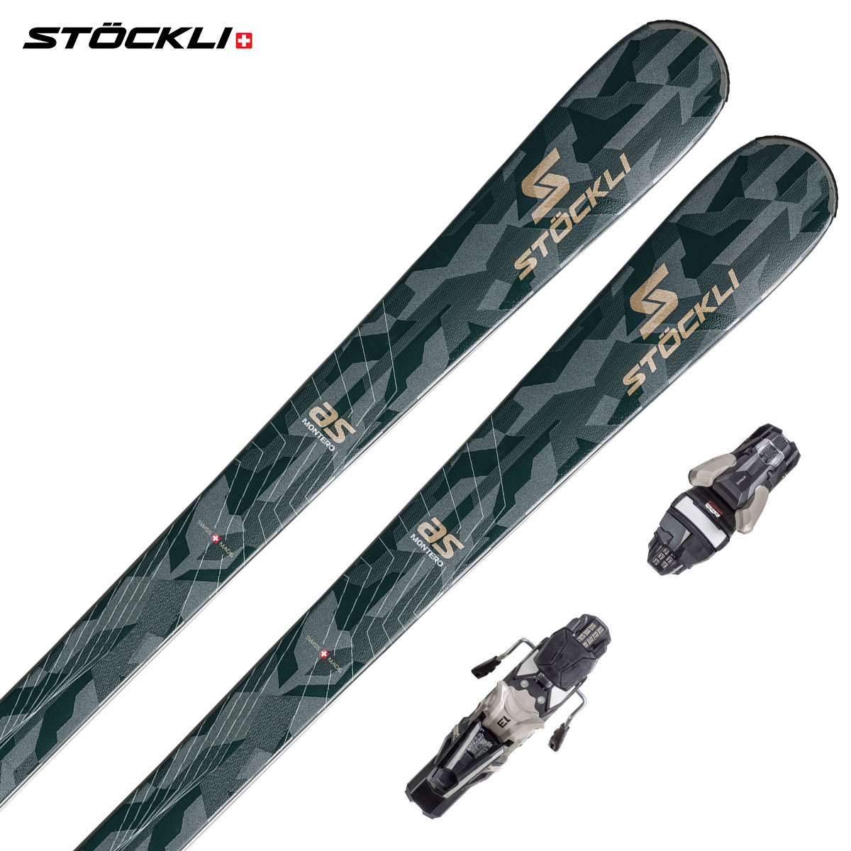 STOCKLI ストックリー スキー板 メンズ レディース＜2027＞MONTERO AS / [UC22-007] + STRIVE 13D ビンディング セット 取付無料｜スキー用品通販　スノーファミリー