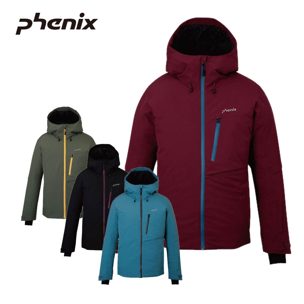 phenix スキーウェア オレンジ グレー フェニックス phenix HONDA Racing Ski Jacket 4WAY ホンダ
