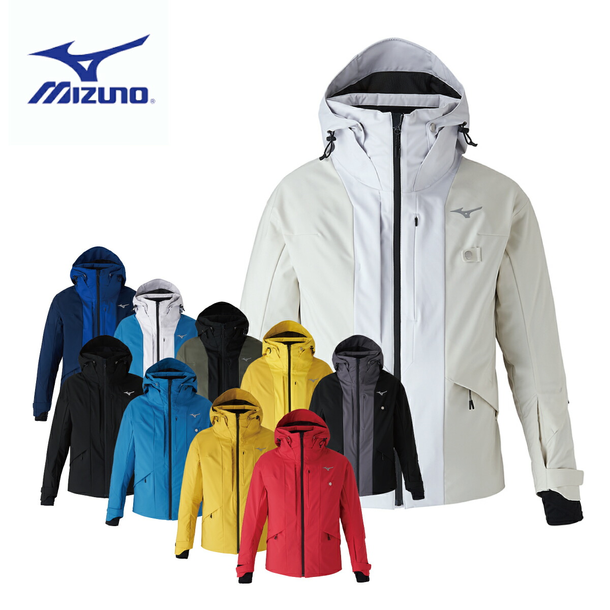 2025年モデル　スキーウェア ミズノ　ブルー MIZUNO スキーウェア メンズ スキージャケット ミズノ