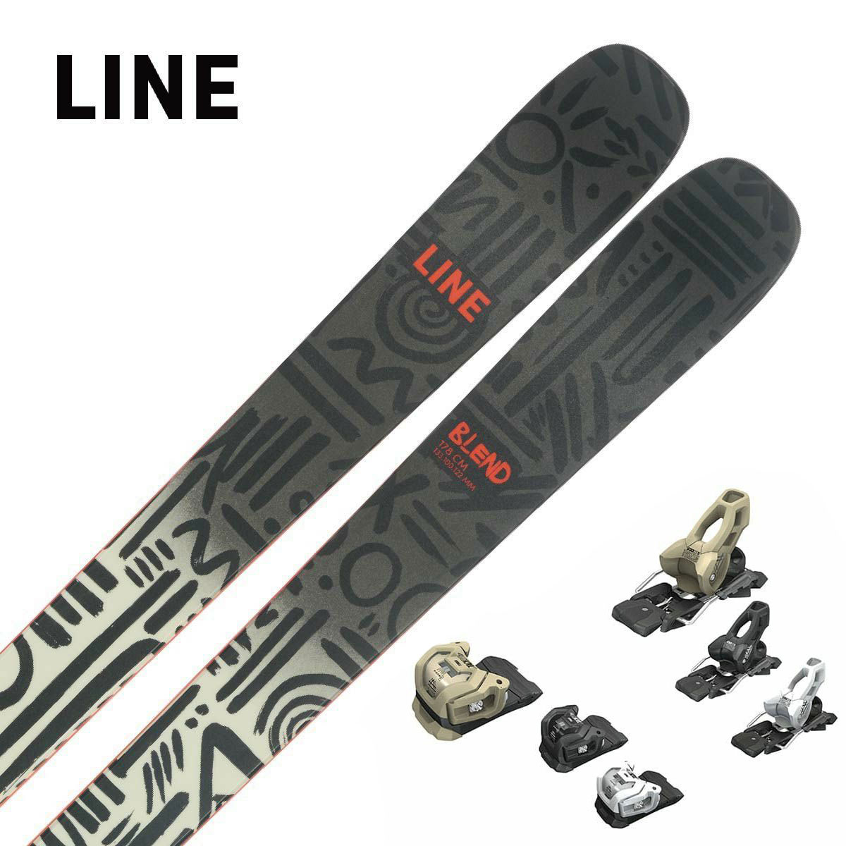 LINE CHRONIC ライン クロニック 171 楽天市場】セミファットスキーセット ラインLINE CHRONIC 94+