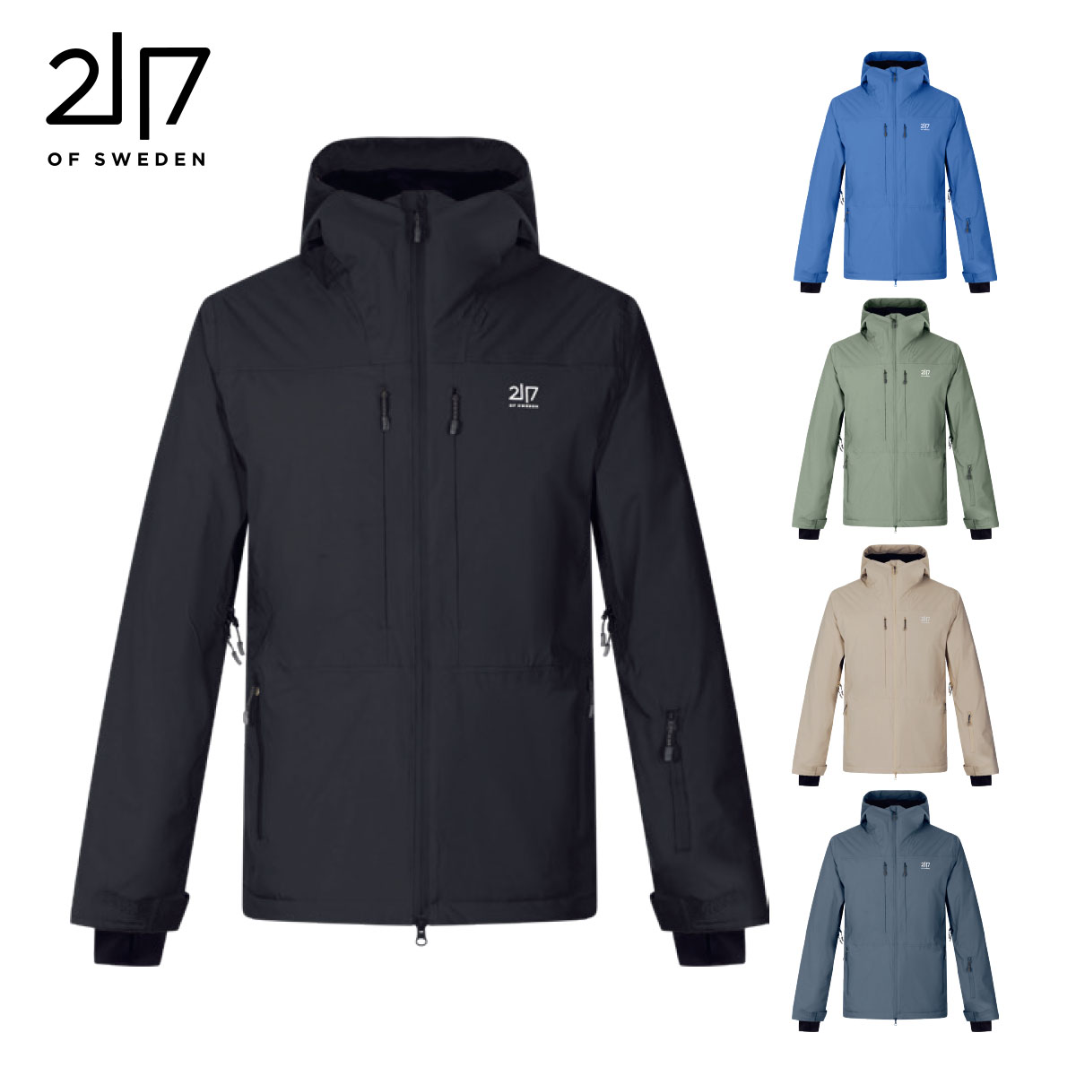 2117 オブ スウェーデン王国 2117 OF SWEDEN スキーの板お召しもの 上衣 メンズ＜2026＞7515931 / NAUSTA LIGHT PADDED SKIWEAR MEN’S JACKET