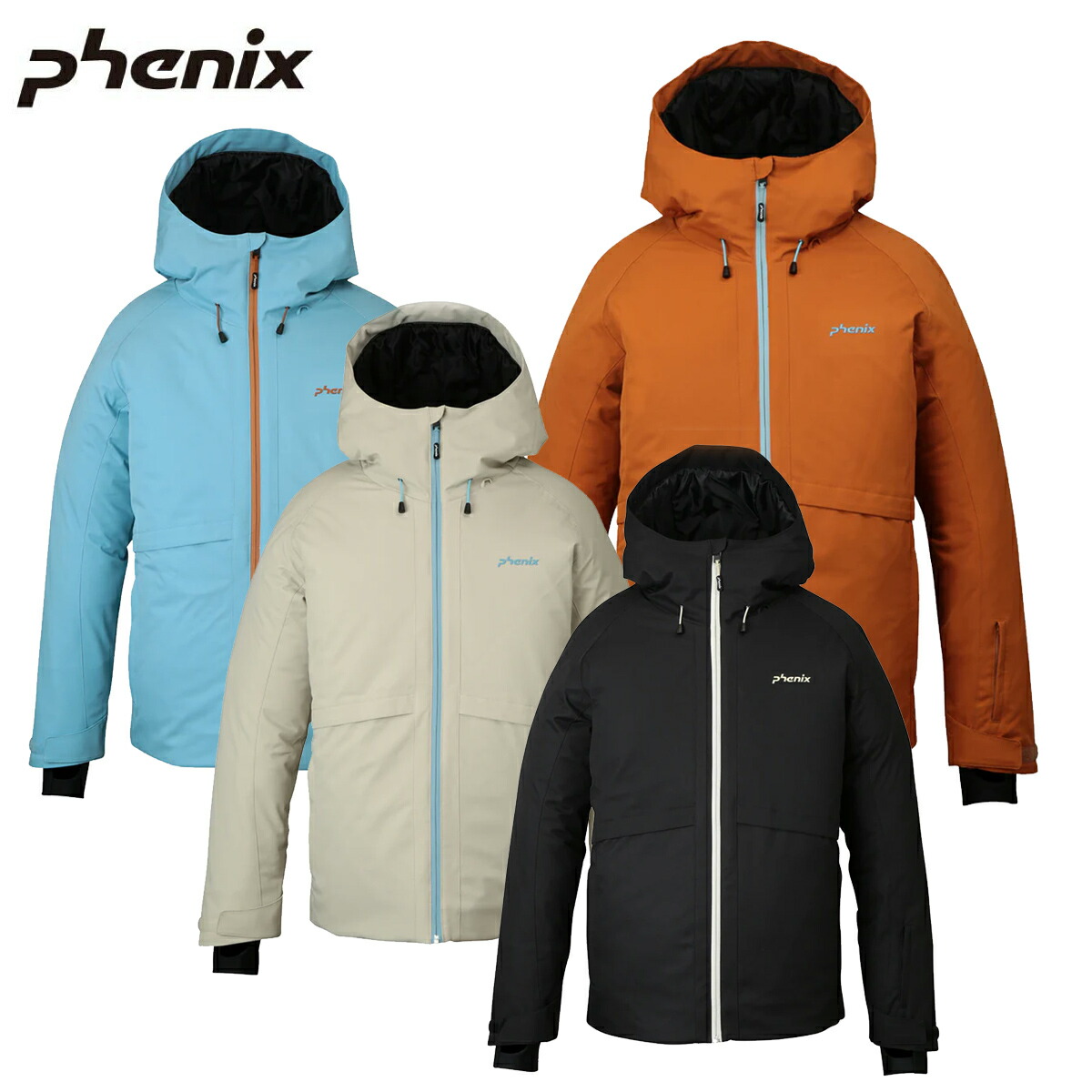 PHENIX フェニックス スキーウェア アウター ジャケット メンズ＜2026＞ESM25OT33 /Color Zipper Jacket