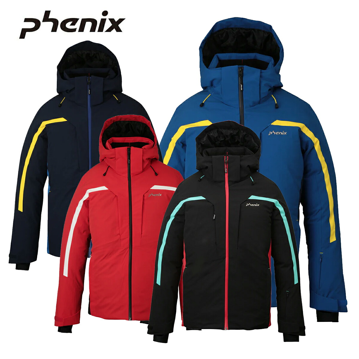 PHENIX フェニックス スキーウェア アウター ジャケット メンズ<2026>ESM25OT31 /Accent Lined Jacket|スキー用品通販 スノーファミリー