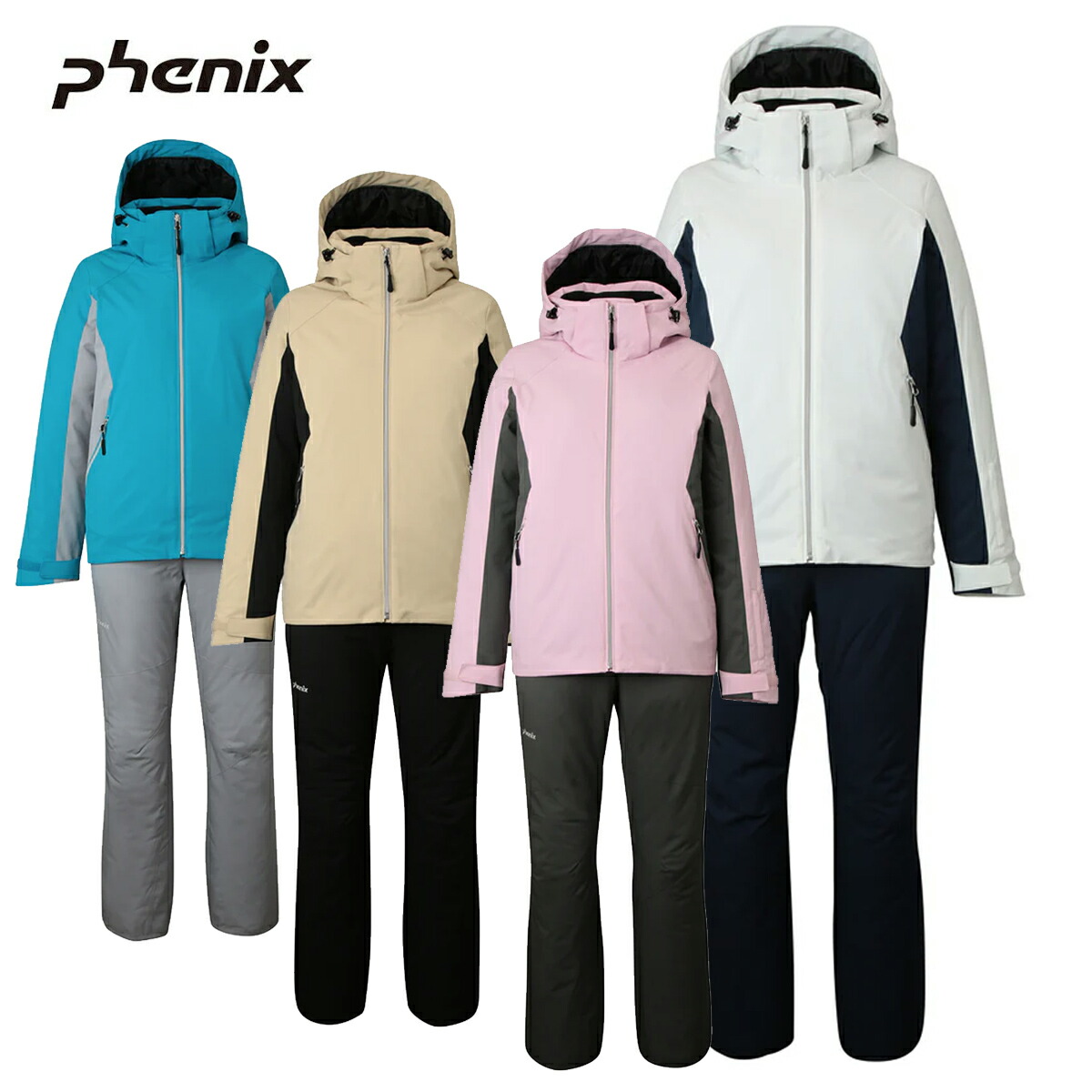 PHENIX アリゾナ州の州都 スキーの板お召しもの レディース＜2026＞PSW252P70 /Vertical Two-piece【上下仕掛ける 成年者用】 スキー用ウェア-上下セット・つなぎ-レディースウェア