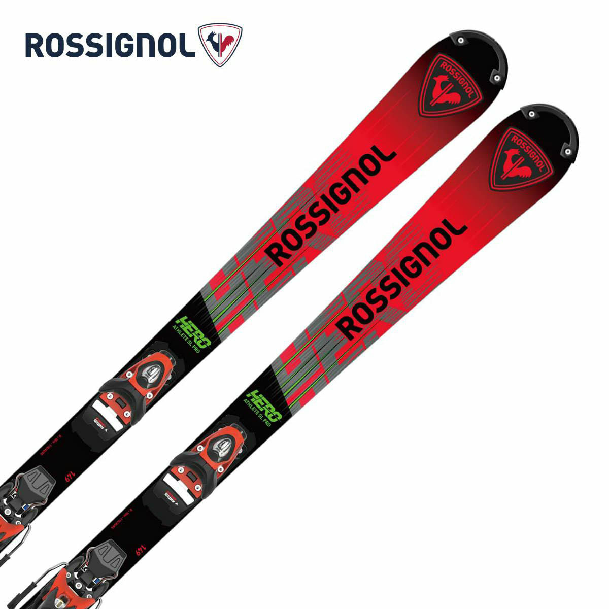 ROSSIGNOL ロシニョール スキー板 キッズ ジュニア 2026 HERO ATHLETE SL PRO / RANAF01 + NX 10 GW プレート/ビンディング セット 取付無料 グリップウォーク対応｜スキー用品通販　スノーファミリー