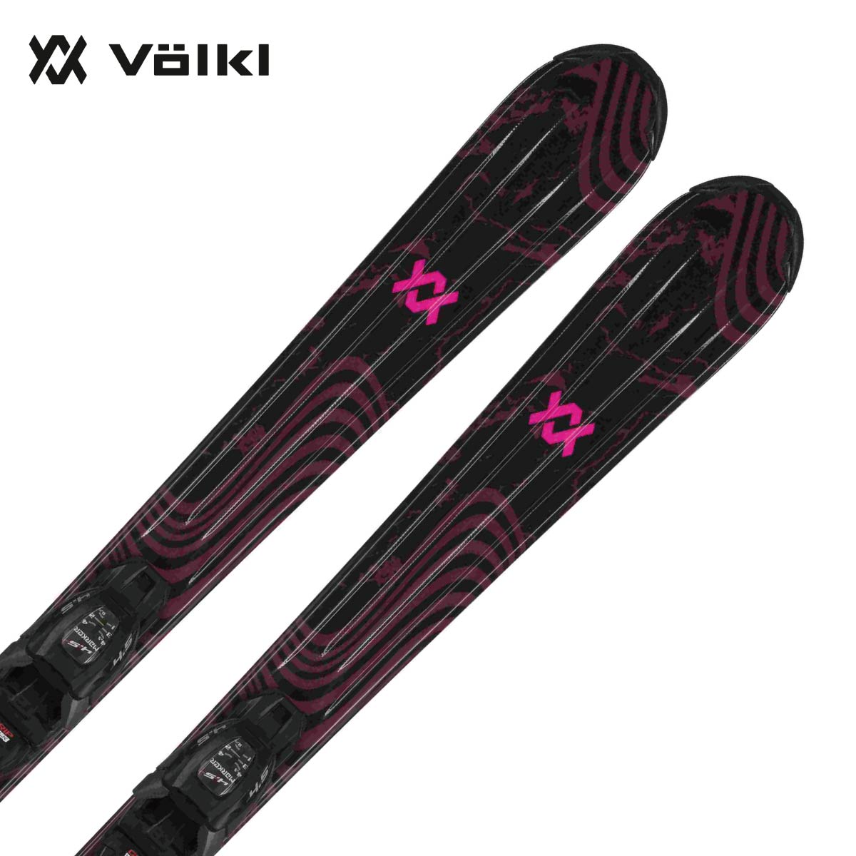VOLKL フォルクル スキー板 キッズ ジュニア 2025 FLAIR JUNIOR + vMotion 7.0 JR R プレート/ビンディング セット 取付無料 グリップウォーク対応|スキー用品通販 スノーファミリー