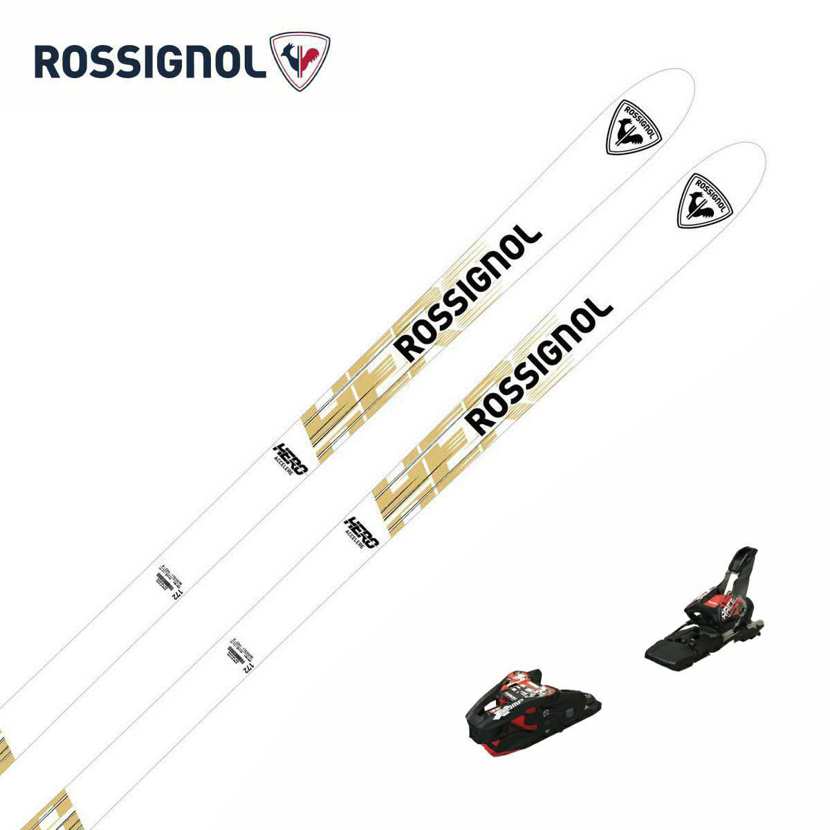 ROSSIGNOL ロシニョール スキーの板板 2026 HERO ATHLETE MOGUL ACCELERE FACTORY / RANMG01 + XCOMP 12 GW ビンディング 仕かける 開びゃく無料 モーグル