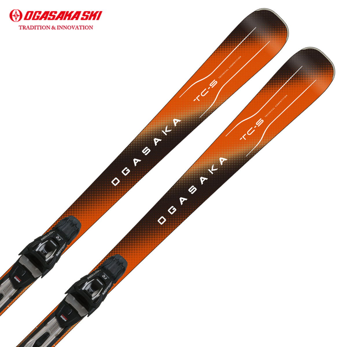 OGASAKA オガサカ スキーの板板 メンズ レディース＜2026＞TC-S + RMOTION-T 12 BLACK ビンディング 仕かける 開びゃく無料 【グリップウォーク】