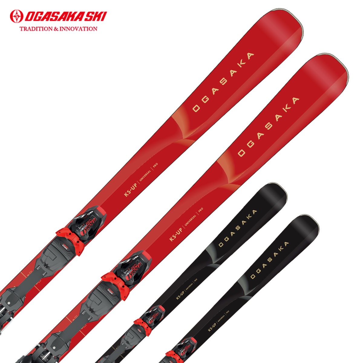 楽天市場】オガサカ スキー KEO'S ケオッズ KS-UP/BK + PRD12GW 165cm