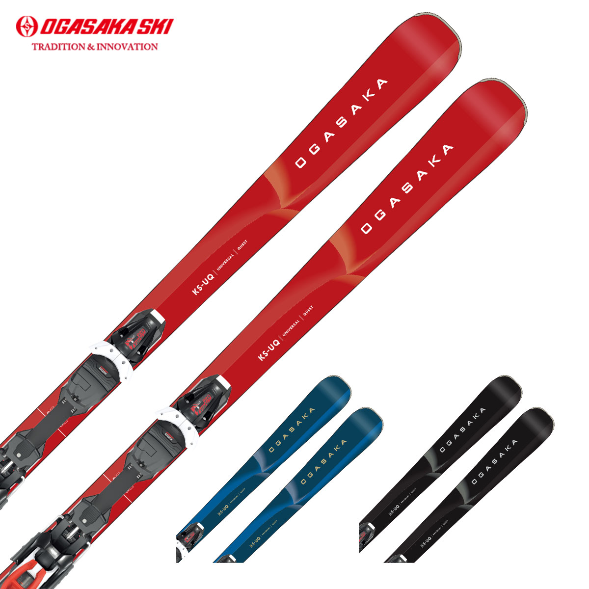 楽天市場】OGASAKA オガサカ スキー板 KS-XX/RD + FM585 【板+プレート