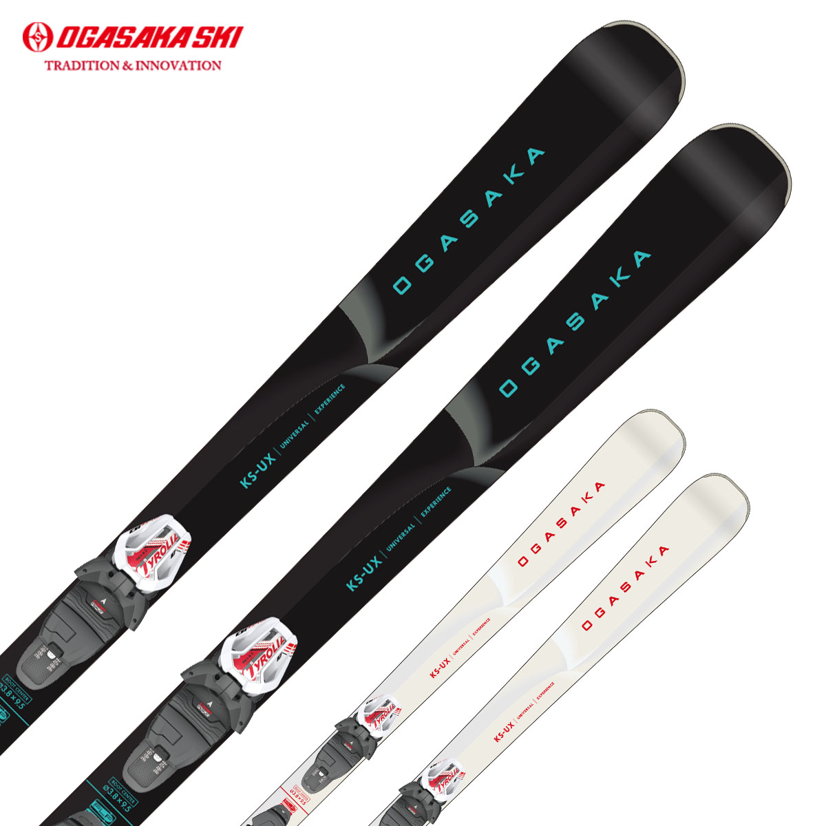楽天市場】オガサカ スキー KEO'S ケオッズ KS-UX/WT ホワイト +