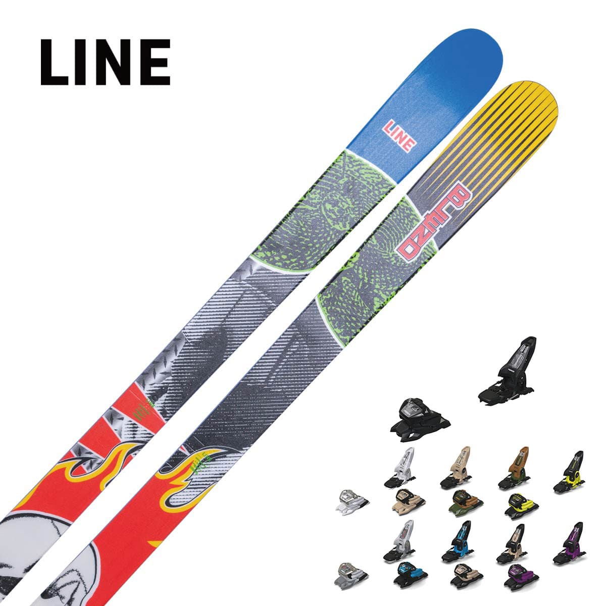 LINE 伝達ルート スキーの板板 メンズ レディース＜2026＞BLEND [LN2509310] + 目じるし GRIFFON 13 ビンディング 仕掛ける 打っ付け無料