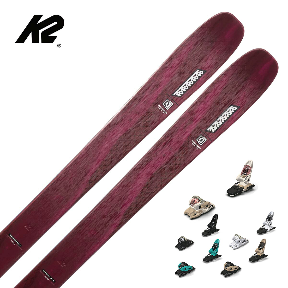 K2 ケーツー スキーの板板 レディース＜2026＞MINDBENDER 96C W [KS250966] + 目じるし SQUIRE 11 ビンディング 仕掛ける 打っ付け無料 ウィンタースポーツ-スポーツ・アウトドア