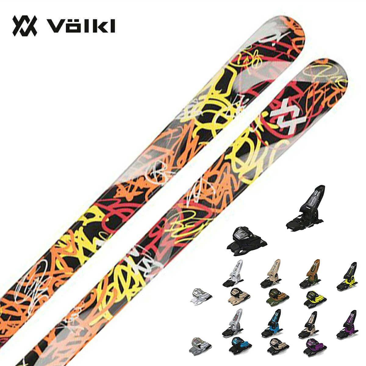 VOLKL フォルクル スキー板 メンズ レディース 2025 REVOLT 81 [V2410162] + マーカー GRIFFON 13 ビンディング セット 取付無料