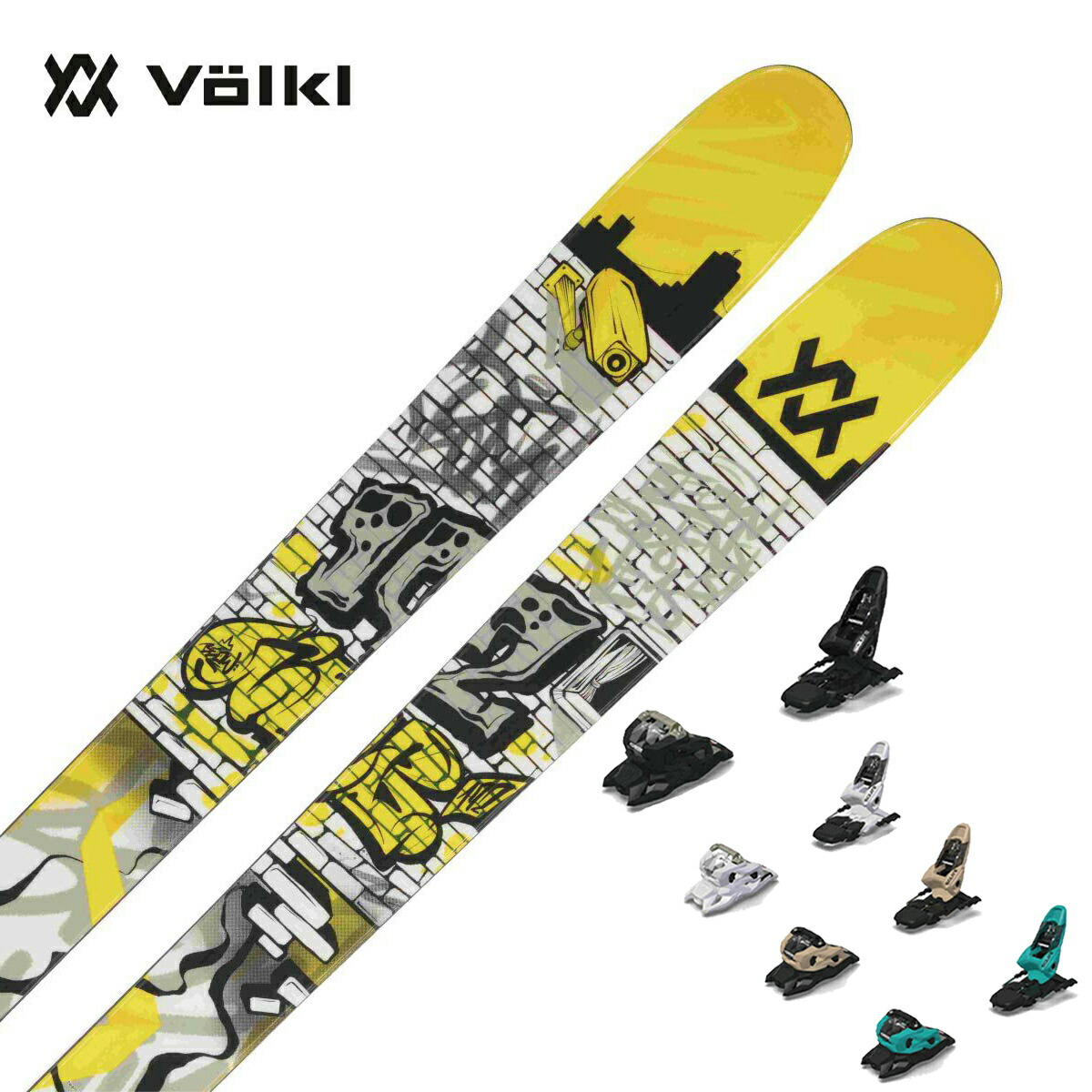 VOLKL フォルクル スキー板 メンズ レディース 2025 REVOLT 96 [V2410153] + マーカー SQUIRE 11 ビンディング セット 取付無料