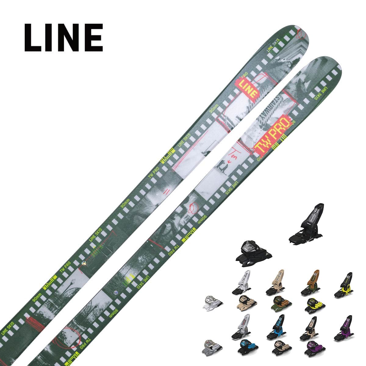 LINE 伝達ルート スキーの板板 メンズ レディース＜2026＞TOM WALLISCH PRO [LN2509340] + 目じるし GRIFFON 13 ビンディング 仕掛ける 打っ付け無料