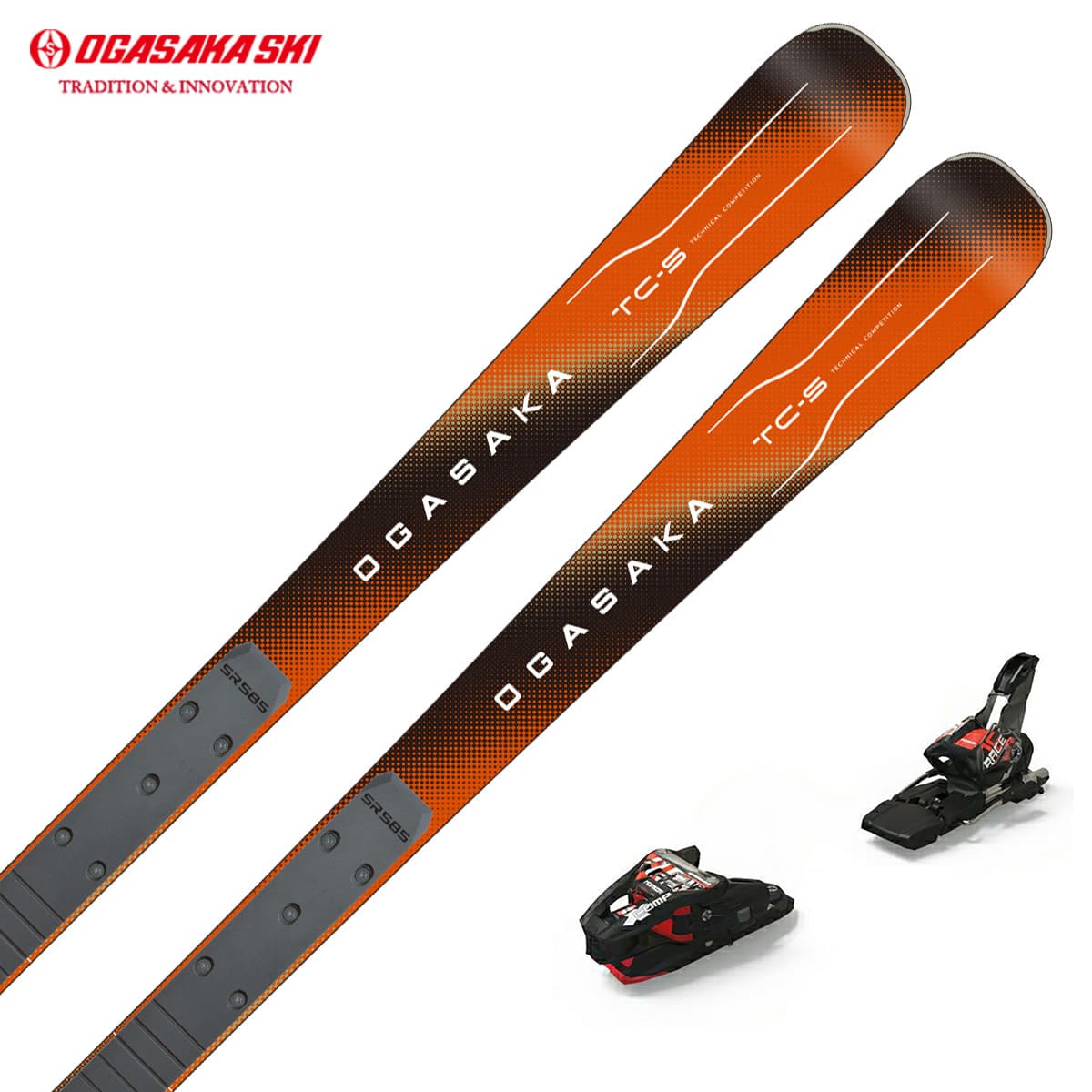 OGASAKA オガサカ スキーの板板 メンズ レディース＜2026＞TC-S + SR585 + 目じるし XCOMP 16 ビンディング 書き割り 滑りだし無料