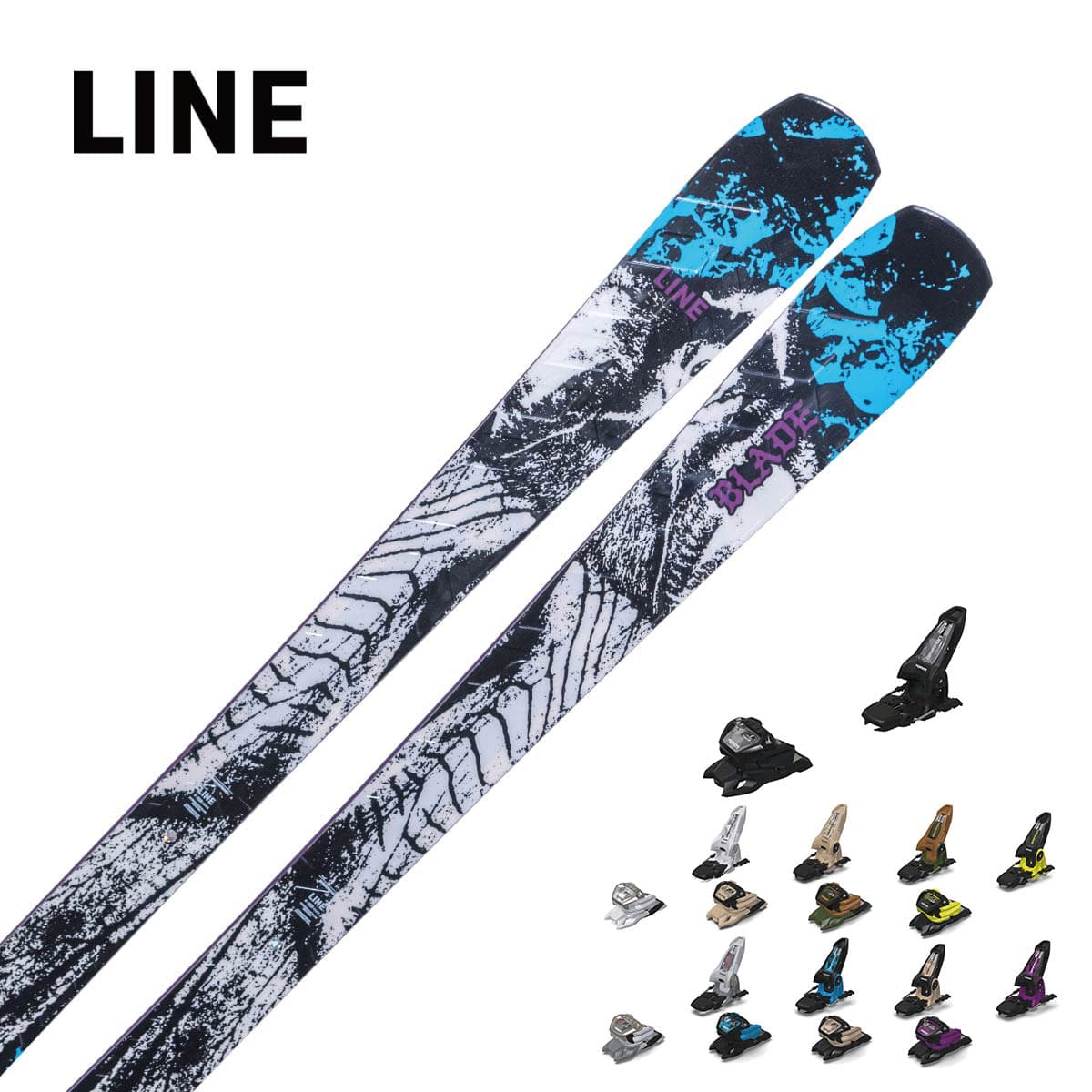 LINE 伝達ルート スキーの板板 メンズ レディース＜2026＞BLADE [LN2509140] + 目じるし GRIFFON 13 ビンディング 仕かける 滑りだし無料 スキー用品-スキー板-ウィンタースポーツ