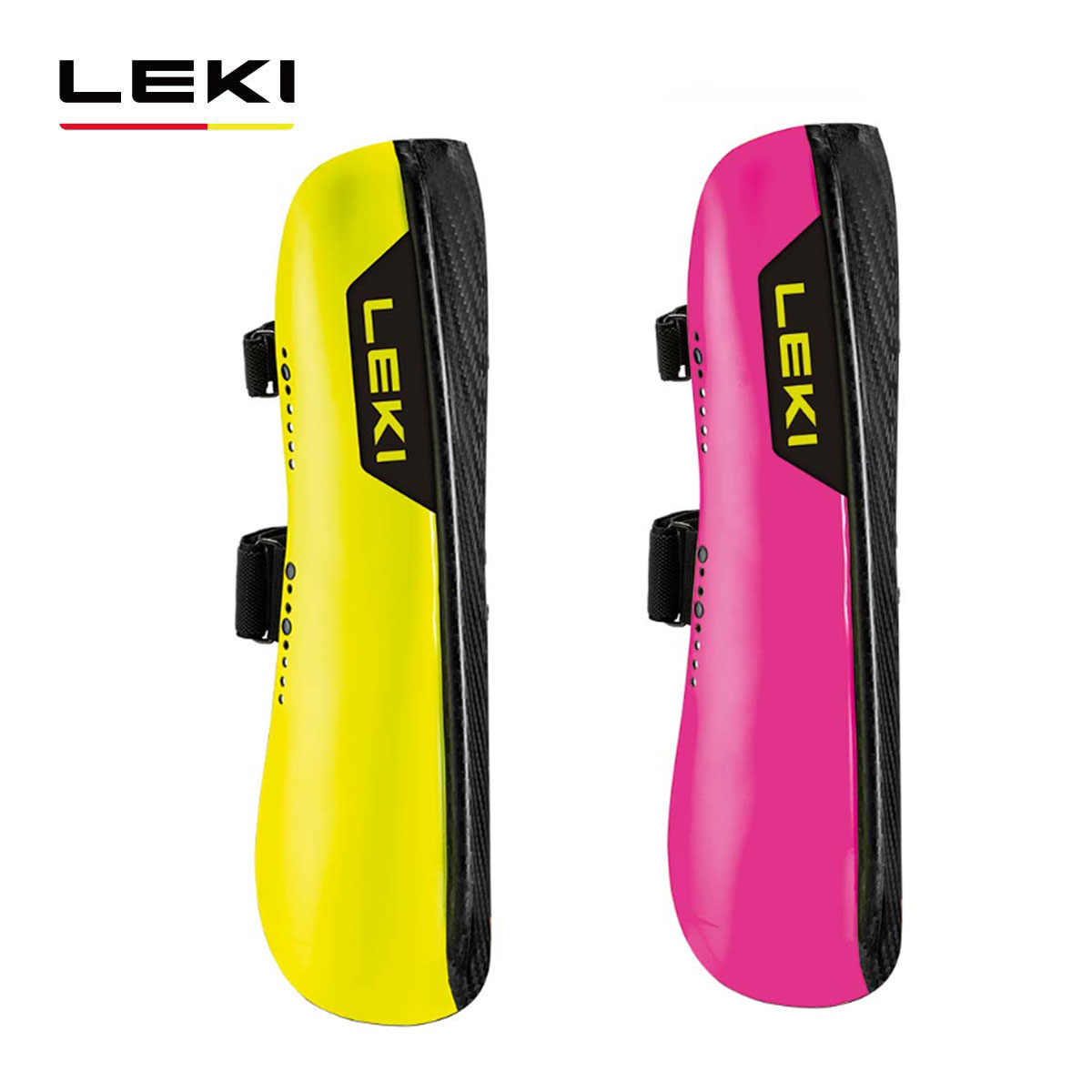 LEKI レキ スキー プロテクター レガース 2026 SHIN GUARD CARBON RAILROAD RACE｜スキー用品通販　スノーファミリー