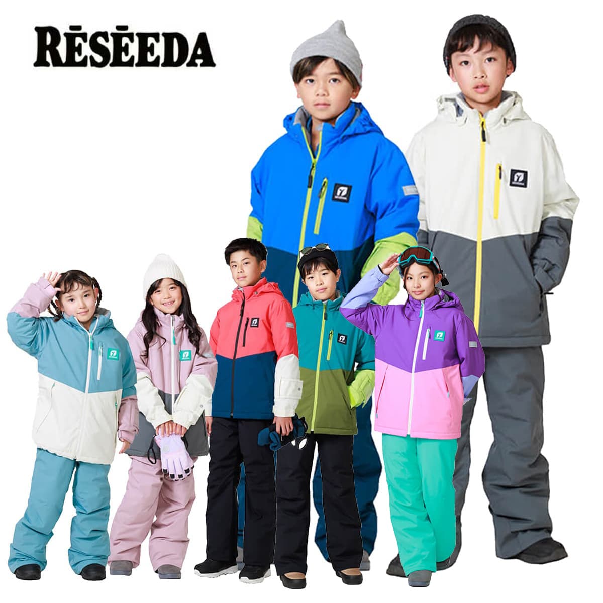 RESEEDA レセーダ スキーウェア 上下セット キッズ ジュニア<2026>RES78001 / JUNIOR SUIT|スキー用品通販 スノーファミリー