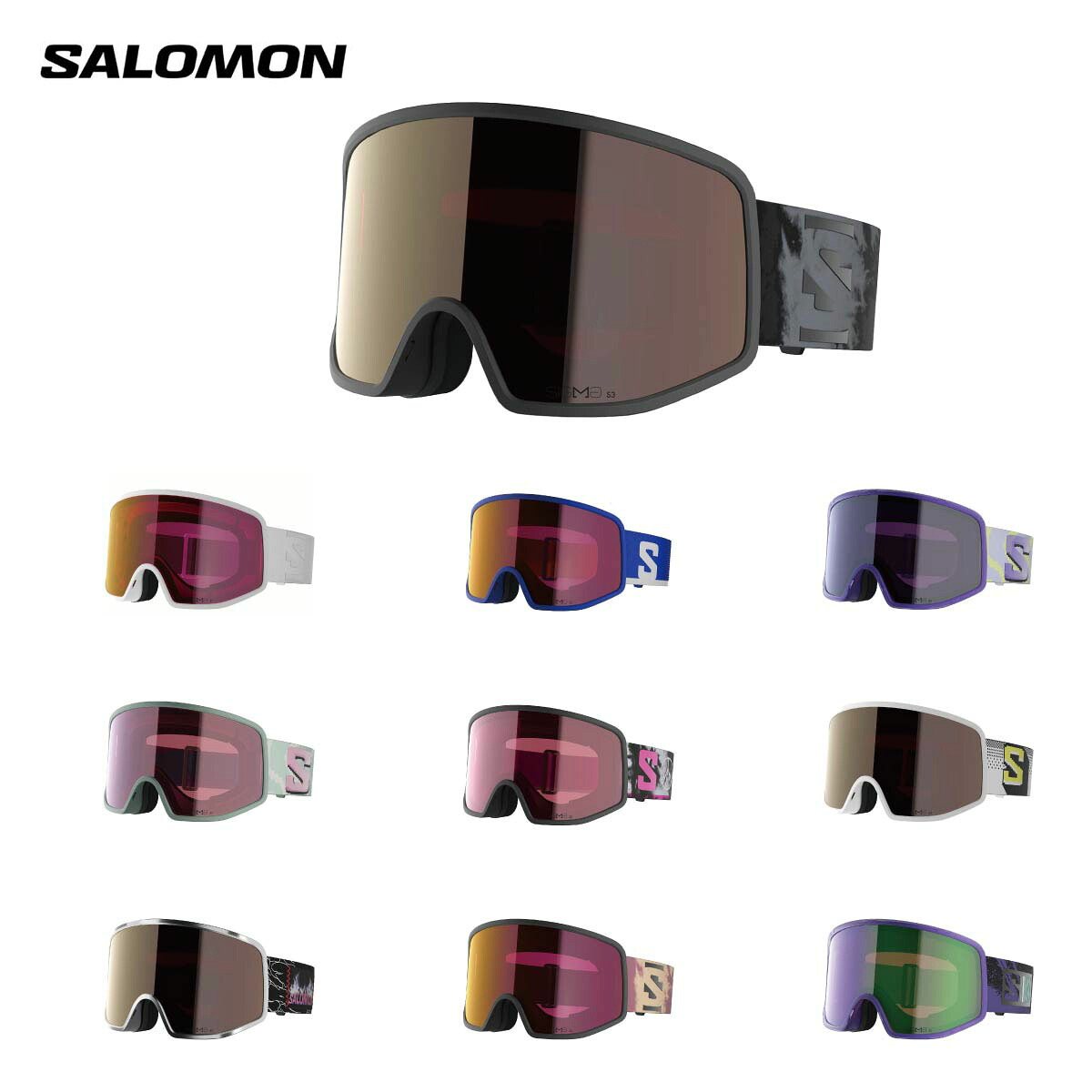 SALOMON サロモン スキーゴーグル メンズ レディース＜2026＞SENTRY PRO SIGMA +1LENS/ セントリープロシグマ 【スペア部品水晶体付】【メガネ・眼鏡相応うゴーグル】 日本定まり品