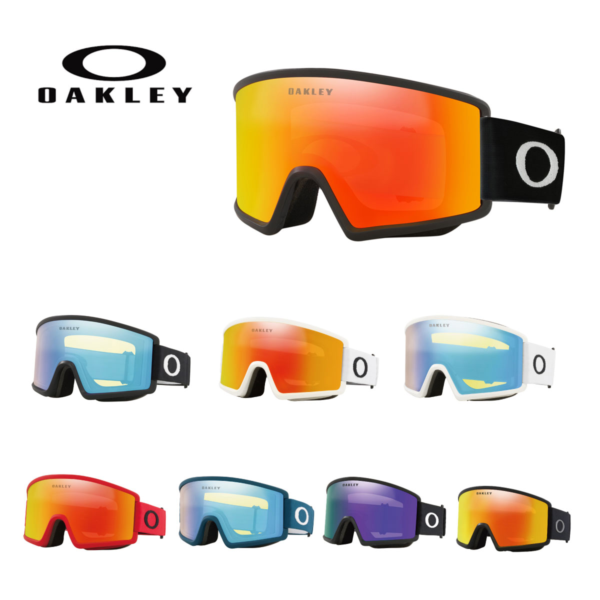 オークリー OAKLEY メンズ レディース スキーゴーグル＜2026＞TARGET LINE L / ターゲット ライン L ミラーレンズ /OO7120【眼鏡対応】 日本正規品