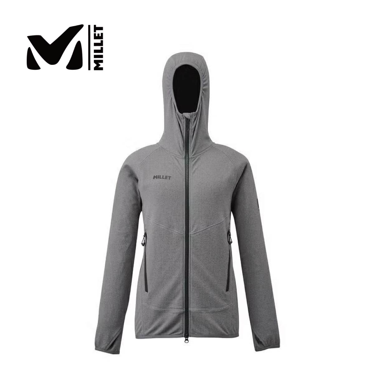 ミレー MILLET スキーの板御召しもの トップス レディース ＜2026＞MIV02046 / DRY GRID HOODIE W / 素っ気ない グリッド フーディ