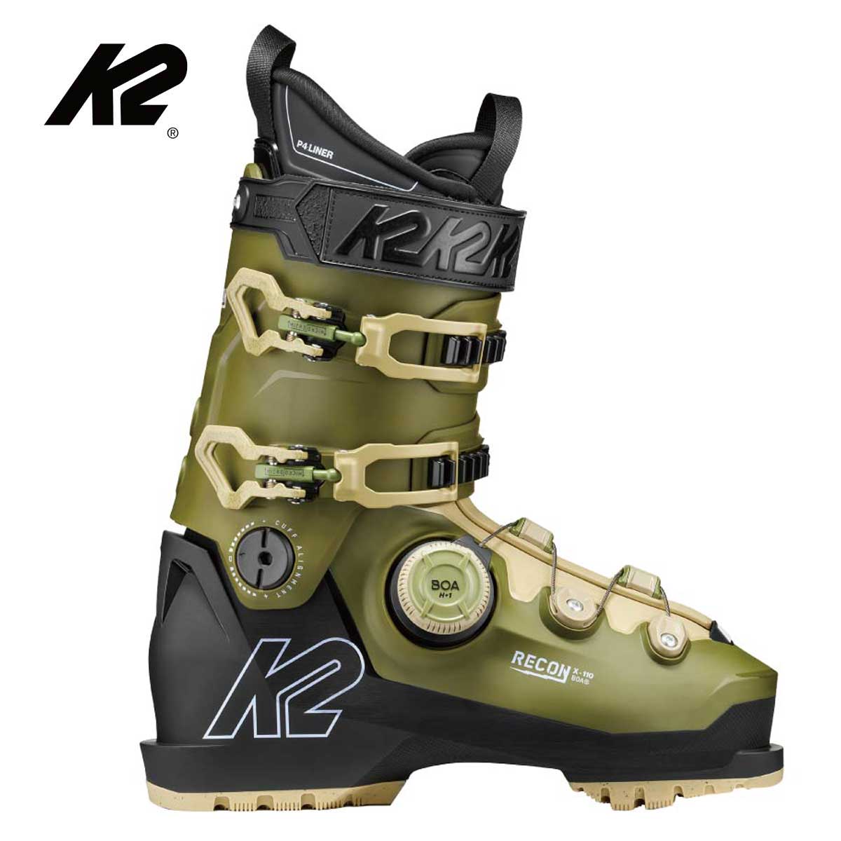 【早期取っておく】K2 ケーツー スキーの板ブーツ メンズ レディース＜2027＞RECON X BOA 110 / リーコン X ボア 110 / KS261925 【boa積み上げる】【グリップウォーク】