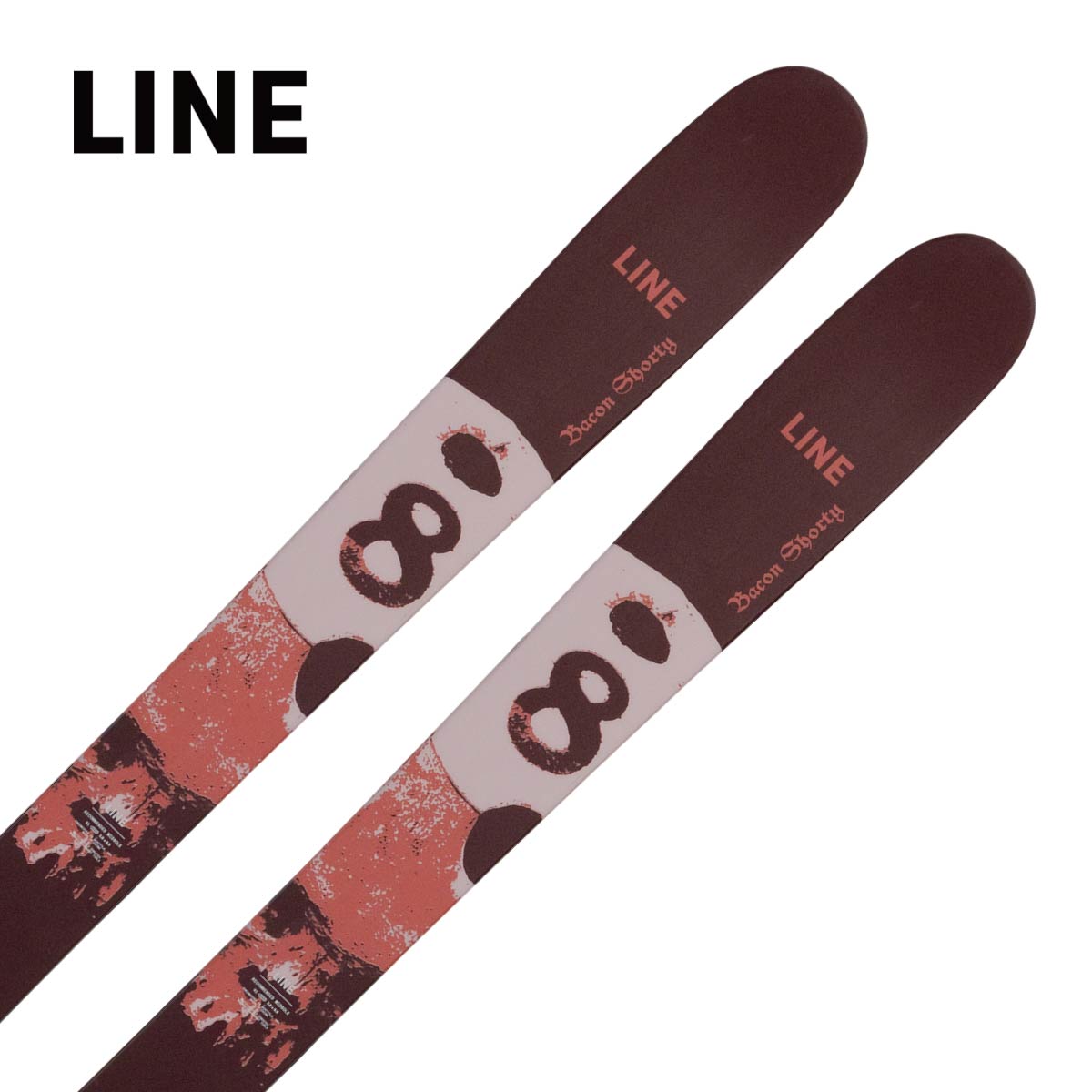 【早期取っておく】LINE 生産ライン スキーの板板 メンズ レディース＜2027＞BACON SHORTY / LN26177700【板のみ】