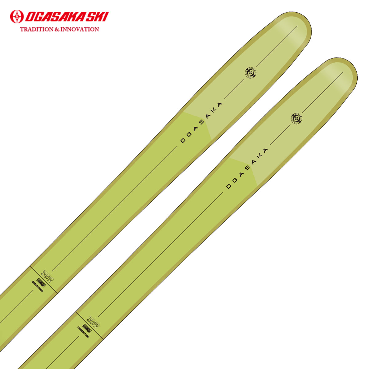 【早期取っておく】OGASAKA オガサカ スキーの板板 メンズ レディース＜2027＞E-TURN ET-10.8C【板のみ】