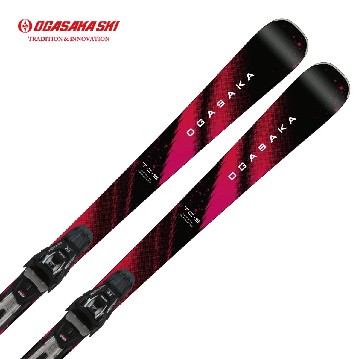 【早期取って置く】OGASAKA オガサカ スキーの板板 メンズ レディース＜2027＞TC-S ＋ COMP DEMO PLATE + R MOTION-T12 / BK ビンディング 書き割り 滑りだし無料