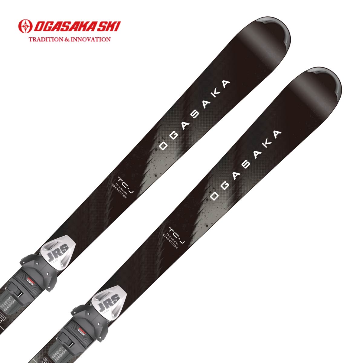 【早期取って置く】OGASAKA オガサカ スキーの板板 キッズ お坊っちゃん＜2027＞TC-J ＋ JRS BASE M + JRS7.5 GW CA WT/BK ビンディング 書き割り 滑りだし無料【グリップウォーク相応う】