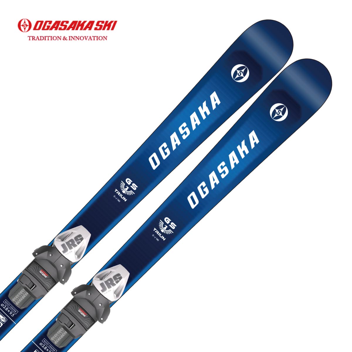 【早期取って置く】OGASAKA オガサカ スキーの板板 キッズ お坊っちゃん＜2027＞TRIUN G.Junior ＋ JRS BASE M + JRS7.5 GW CA WT/BK ビンディング 書き割り 滑りだし無料 【グリップウォーク相応う】