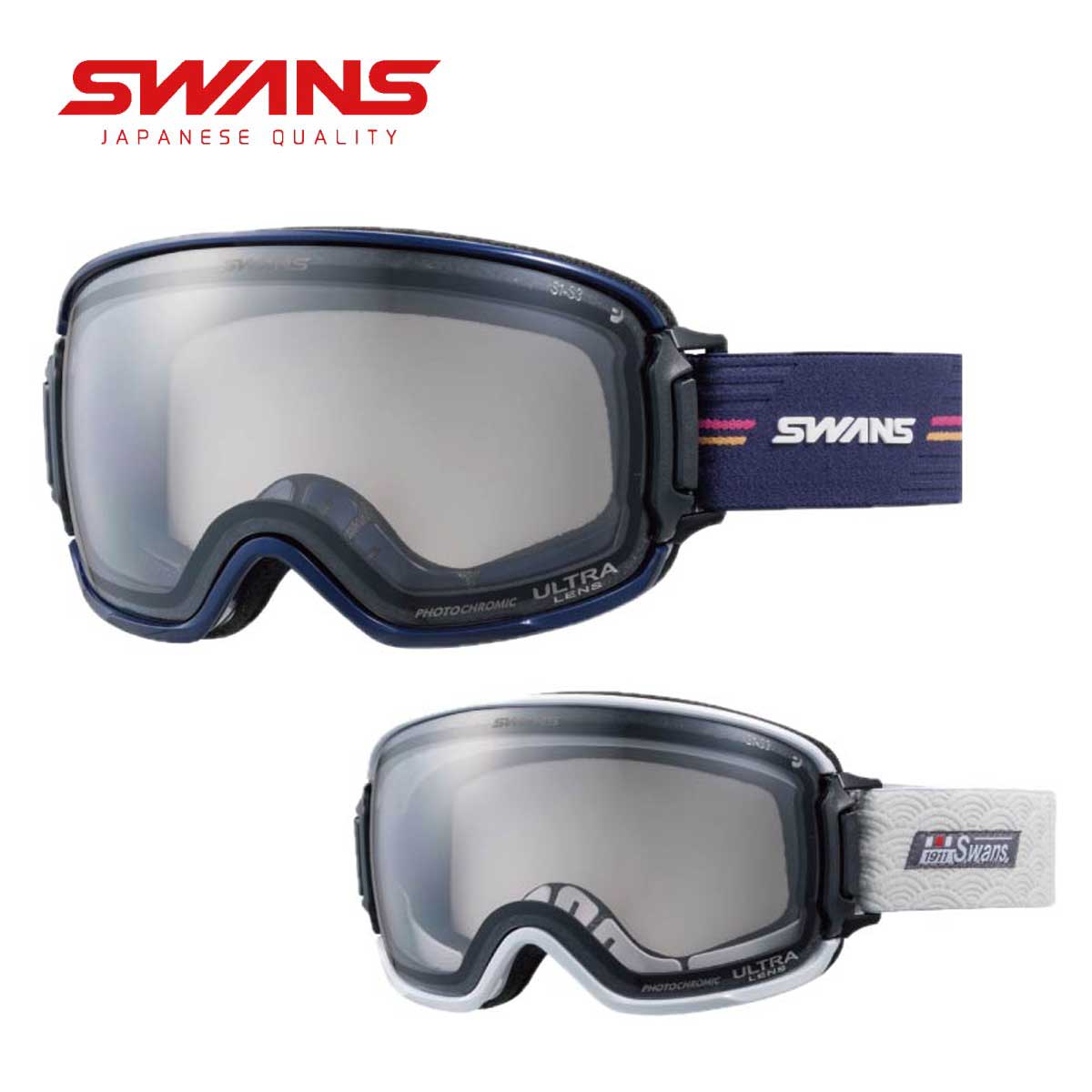 【早期取っておく】SWANS スワンズ スキーゴーグル メンズ レディース ＜2027＞RIDGELINE / リッジライン / RL-MDH-CU-LG 【ASIAN FIT】【調光】【銀鏡】【メガネ・眼鏡相応うゴーグル】