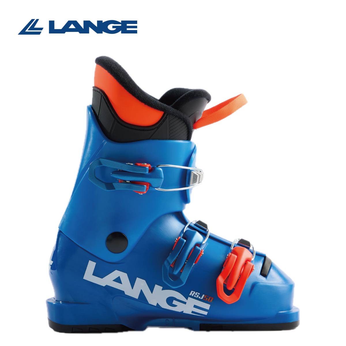 【早期取っておく】LANGE 言葉づかい スキーの板ブーツ キッズ お坊っちゃん＜2027＞RSJ 50 VIBRANT BLUE / アールエスジェイ 50 ヴィブラント 青碧 / LBP5170