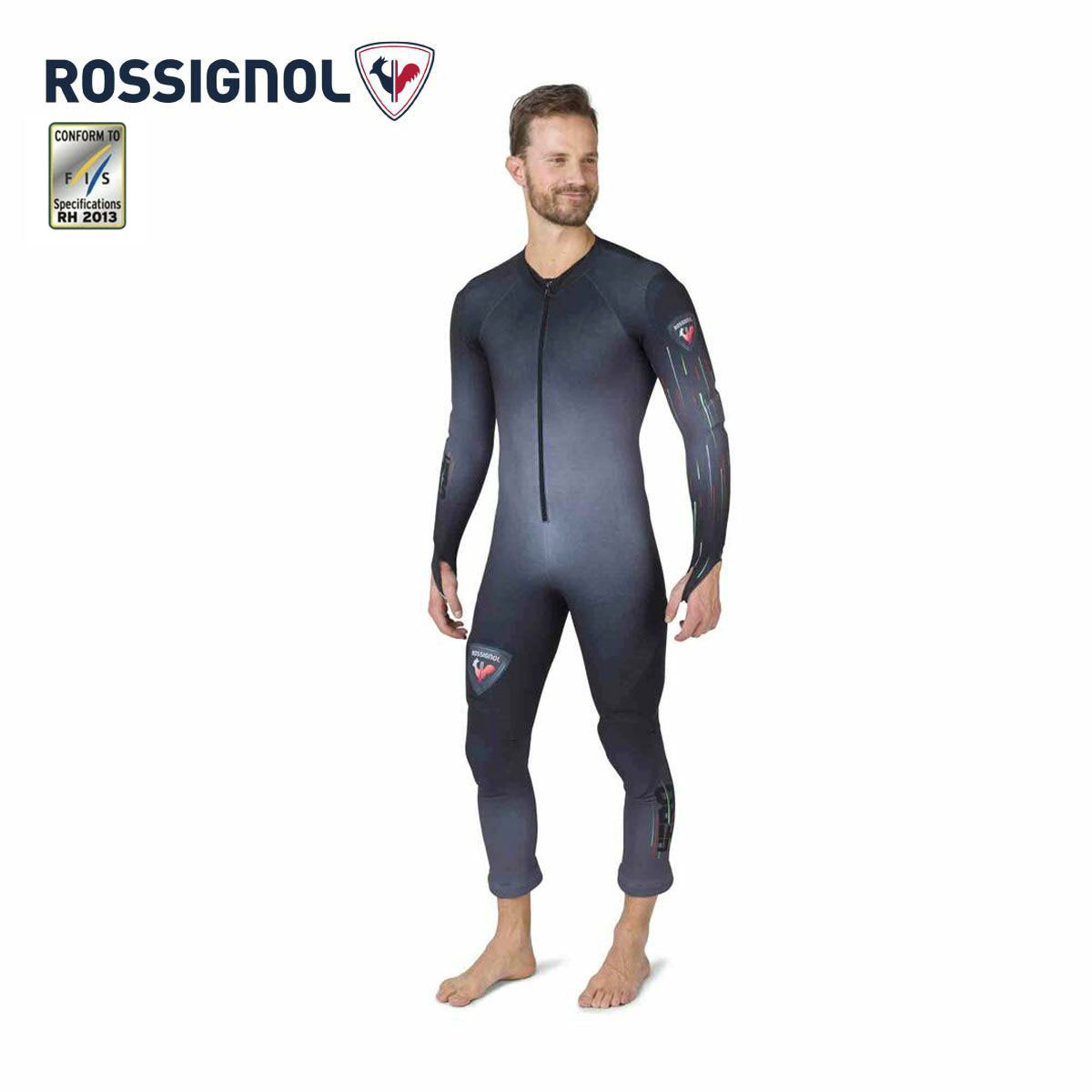 【早期取っておく】ROSSIGNOL ロシニョール  スキーの板お召しもの 背広 衣装 メンズ レディース＜2027＞RLMS06A / RACING SUIT ADULT 【FIS相応う】