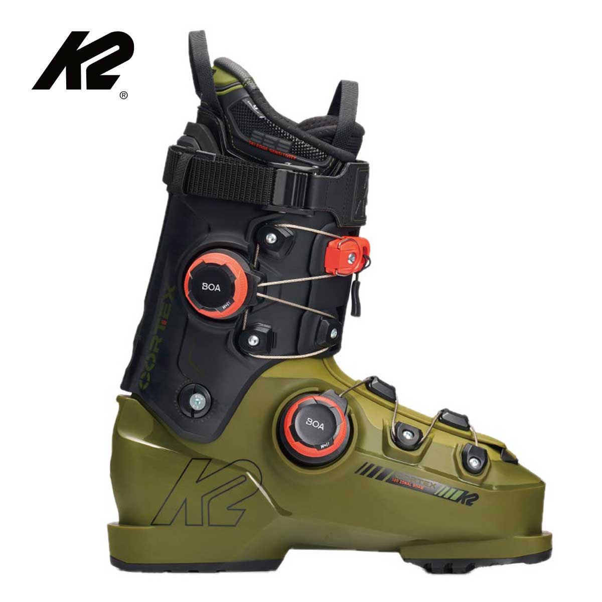 【早期取っておく】K2 ケーツー スキーの板ブーツ メンズ レディース＜2027＞CORTEX 120 ZONAL BOA / コルテックス 120 ゾーナル ボア / KS251156 【boa積み上げる】【グリップウォーク】