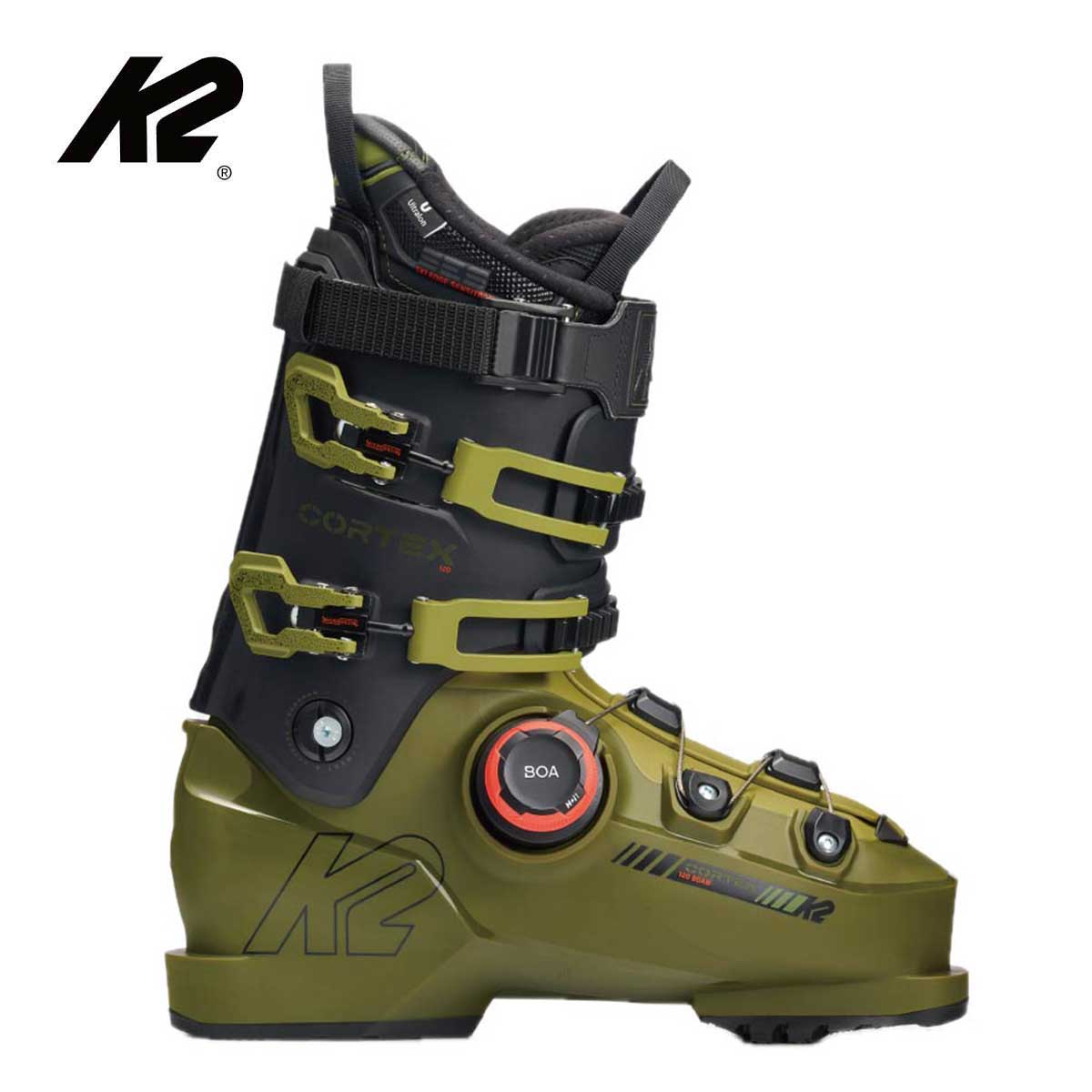 【早期取っておく】K2 ケーツー スキーの板ブーツ メンズ レディース＜2027＞CORTEX 120 BOA / コルテックス 120 ボア / KS251248 【boa積み上げる】【グリップウォーク】